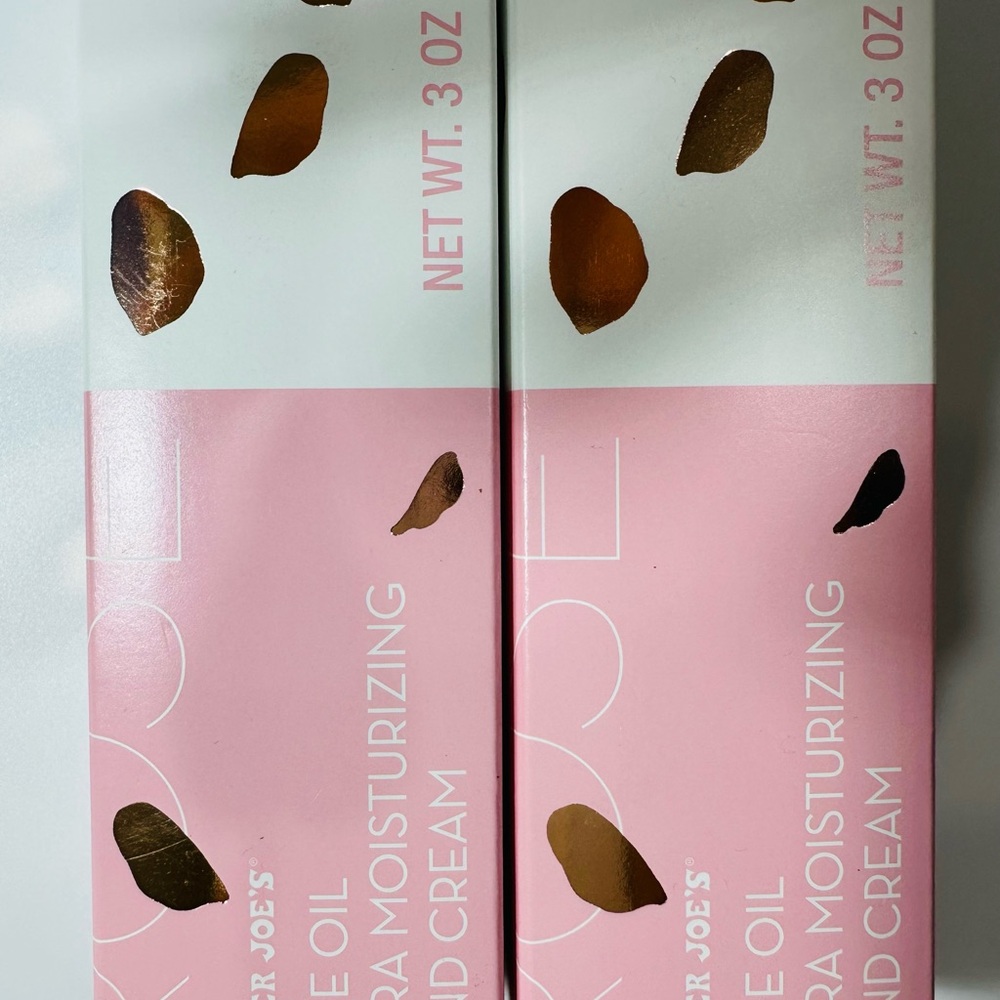 2X New Sealed Trader Joe's Rose Oil Ultra Moisturizing Hand Cream